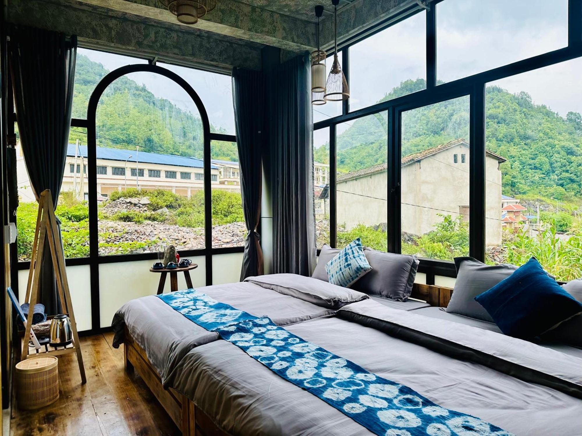 Khoi Homestay And Restaurant Loung Co Exteriör bild