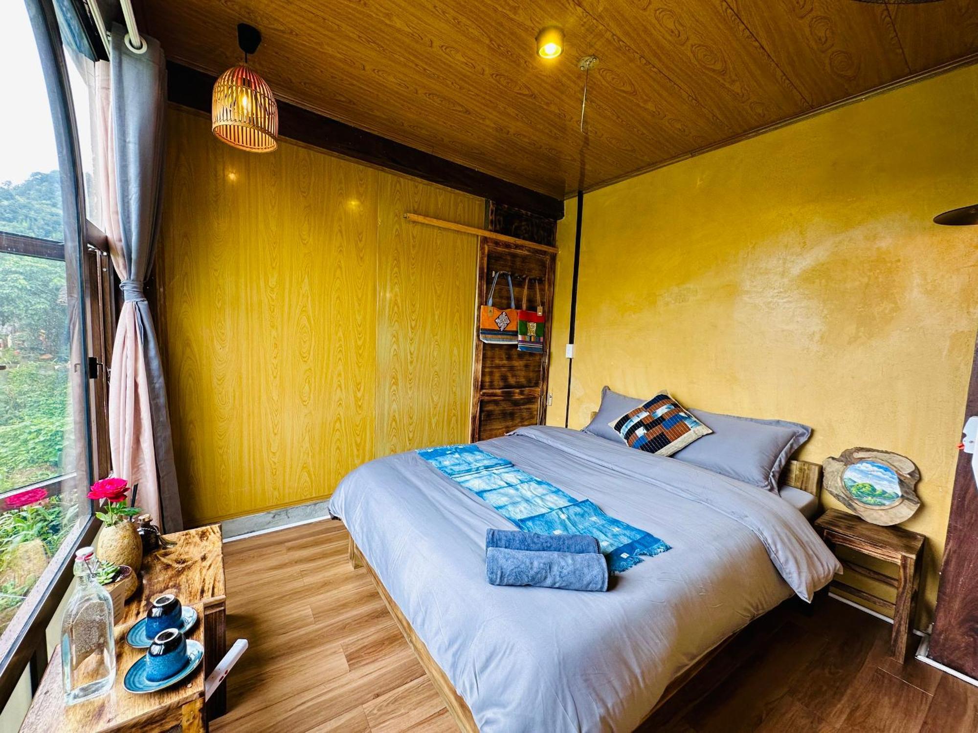 Khoi Homestay And Restaurant Loung Co Exteriör bild