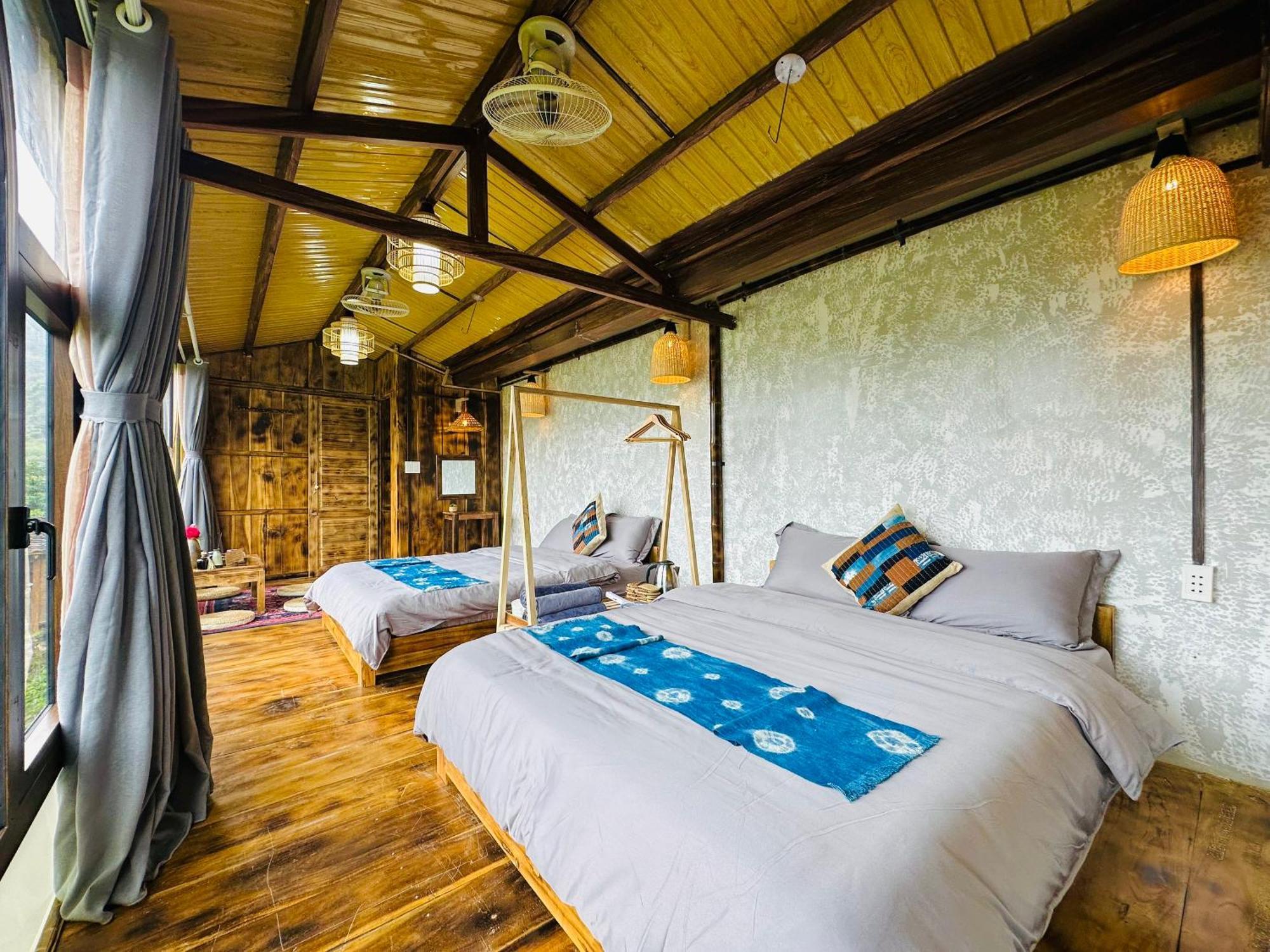 Khoi Homestay And Restaurant Loung Co Exteriör bild