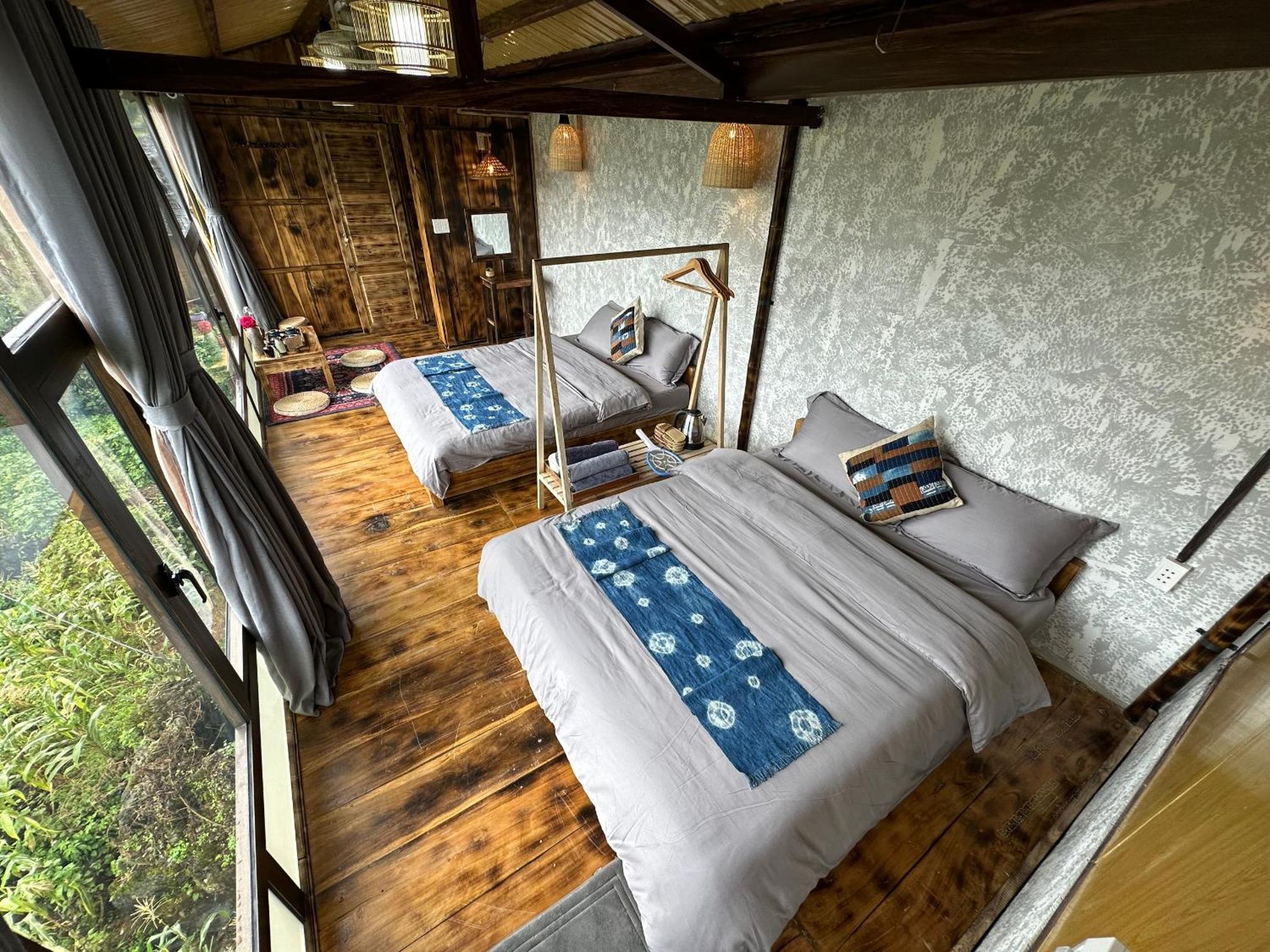 Khoi Homestay And Restaurant Loung Co Exteriör bild
