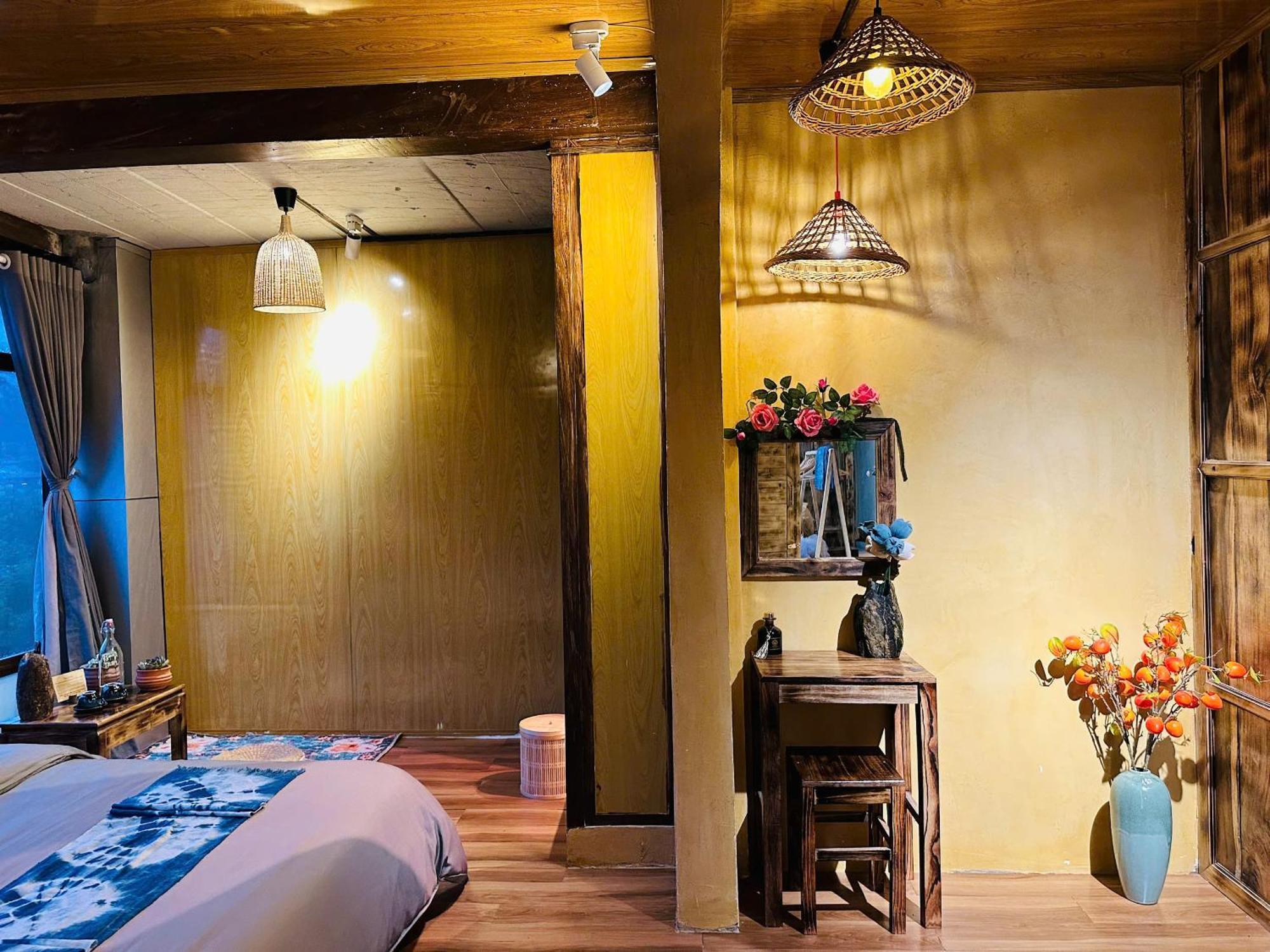 Khoi Homestay And Restaurant Loung Co Exteriör bild